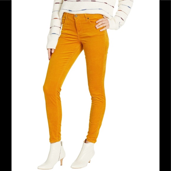 NWT BLANK NYC Bond Corduroy Jeans Marigold 26 - Picture 4 of 7